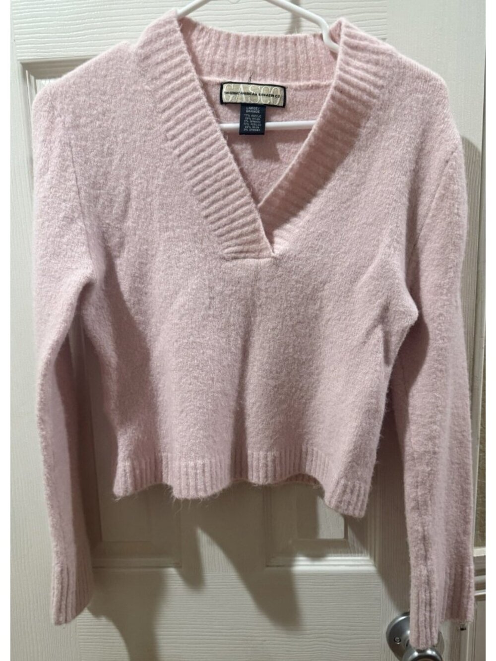 GASCO (Great American Sweater Co) Pink Soft Sweater Large